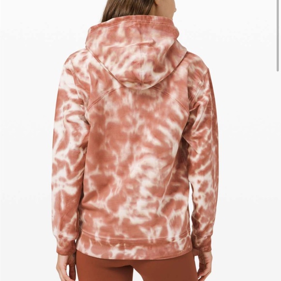 Lululemon All Yours tie die hoodie Pullover Sweatshirt Marmoleado Ancient Copper - Picture 2 of 14